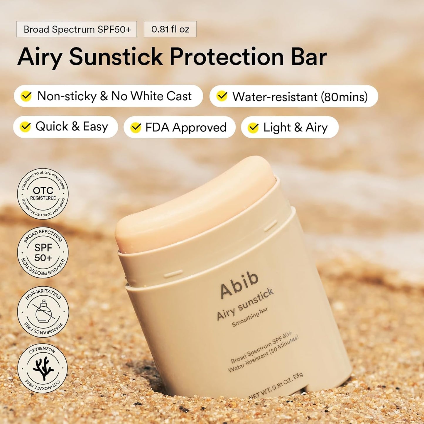 Korean Airy Sunstick SPF50+