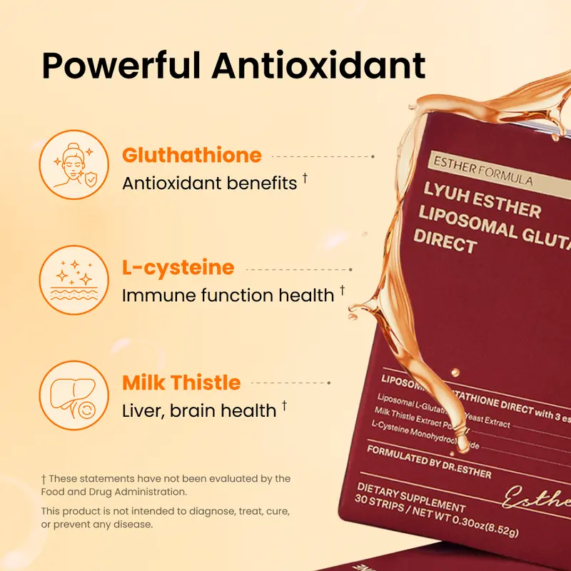 Korean Liposomal Glutathione Dissolving Toning Strips